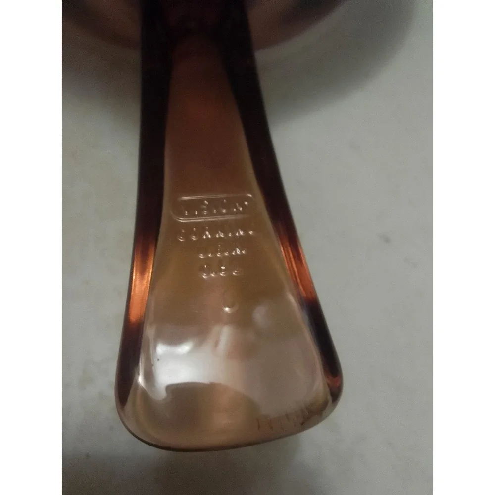VTG Visions Corning Pyrex Amber 0.5 Liter Saucepan And Lid